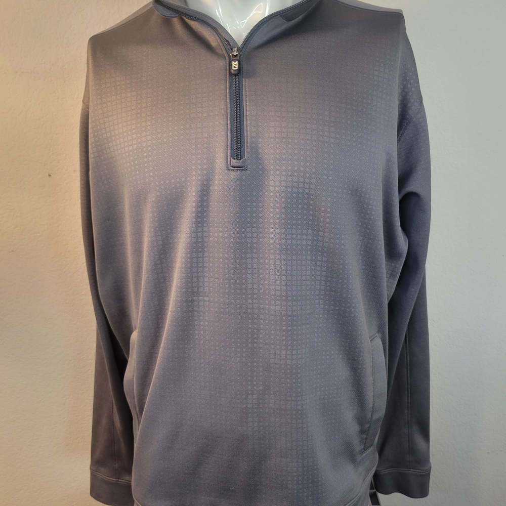 Cutter & Buck Charcoal Half-Zip Jacket